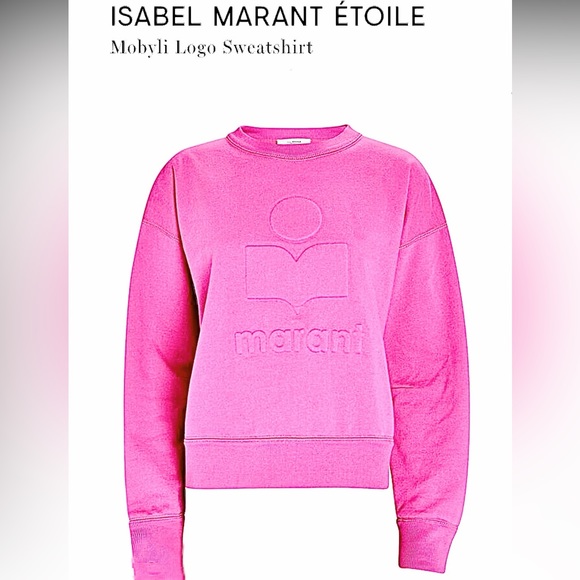 GONE MARANT 🪁 sweatshirt SUPER RARE! Barbie hot pink - Picture 2 of 16